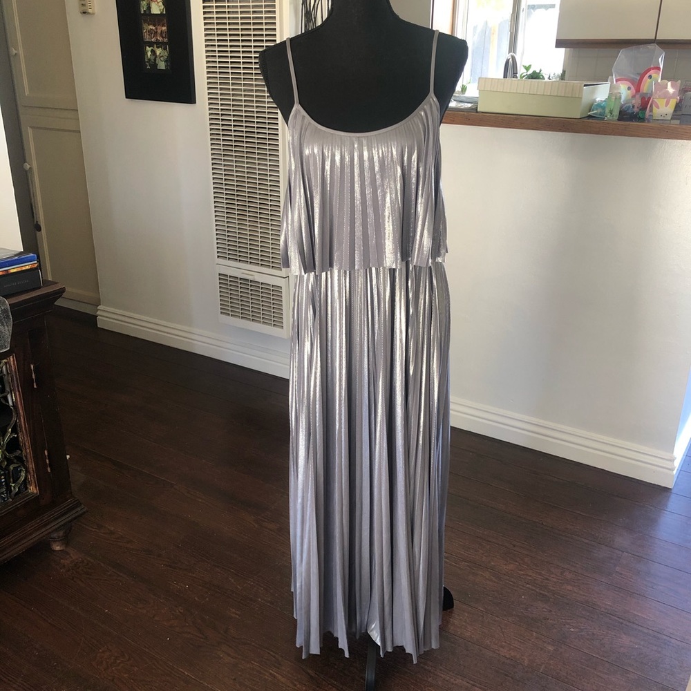 Silver Halston Heritage Maxi Dress